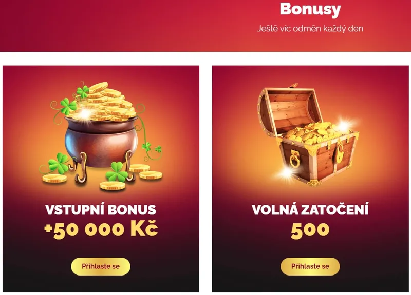 Výhody a bonusy - LuckyBet Casino
